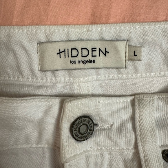 HIDDEN Peyton WHITE FRONT SLIT MIDI SKIRT - Women’s Large - Picture 10 of 14